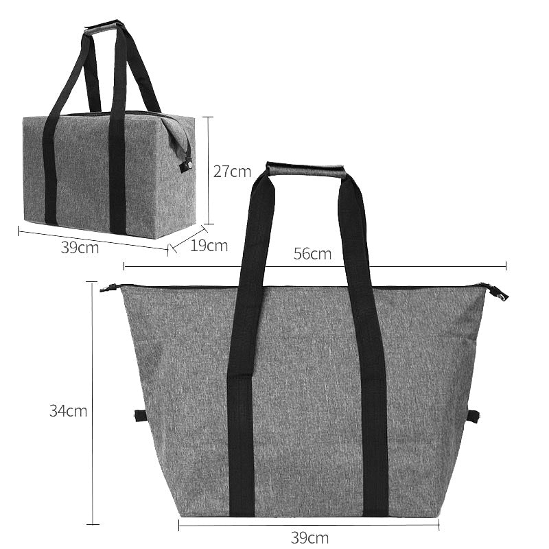 Insulated Multi-Compartment Cooler Tote