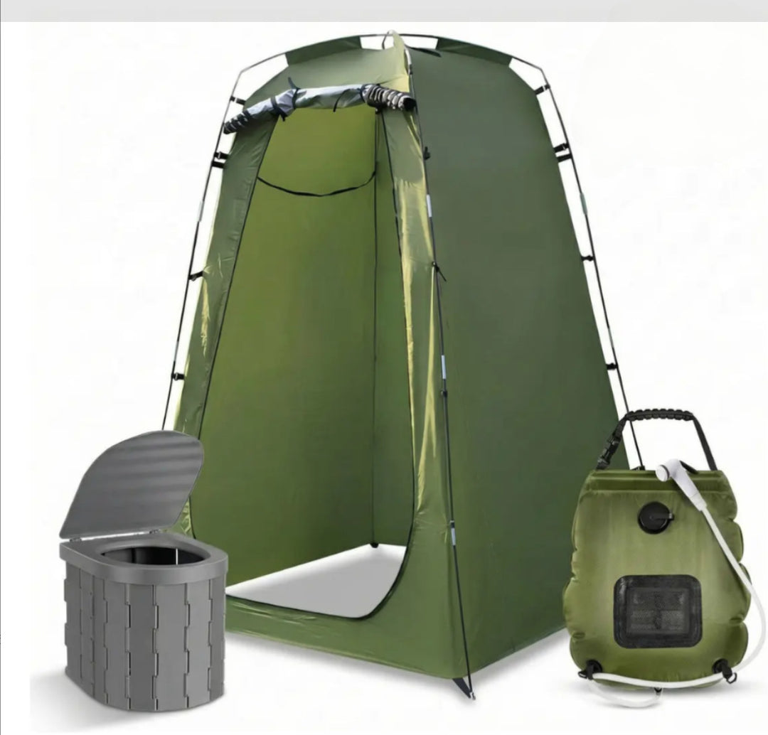 Portable Pop-Up Privacy Shower and Changing Shelter Tent Bowlift
