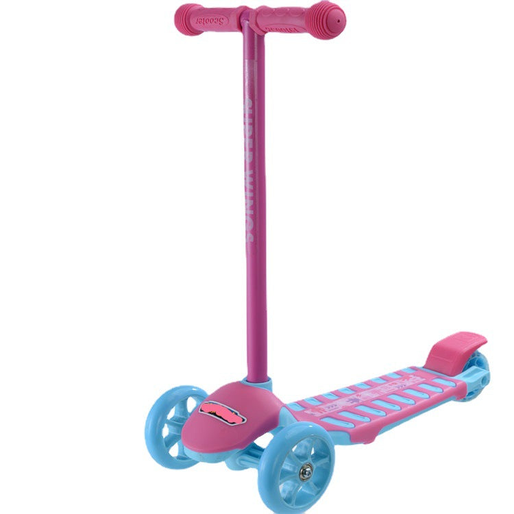 Compact 3-Wheel Lean-to-Steer Kick Scooter Bowlift