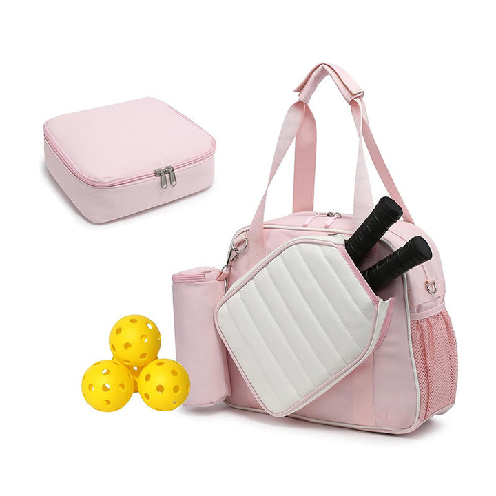 Multifunctional pickleball sports bag with insulated compartment and accessories Bowlift
