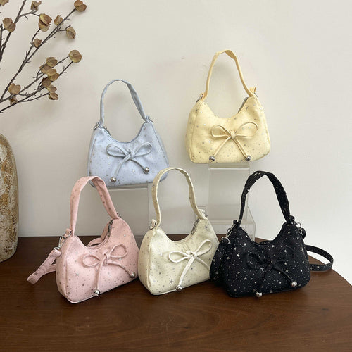 WoDecorative Star-Patterned Hobo Bag Bowlift