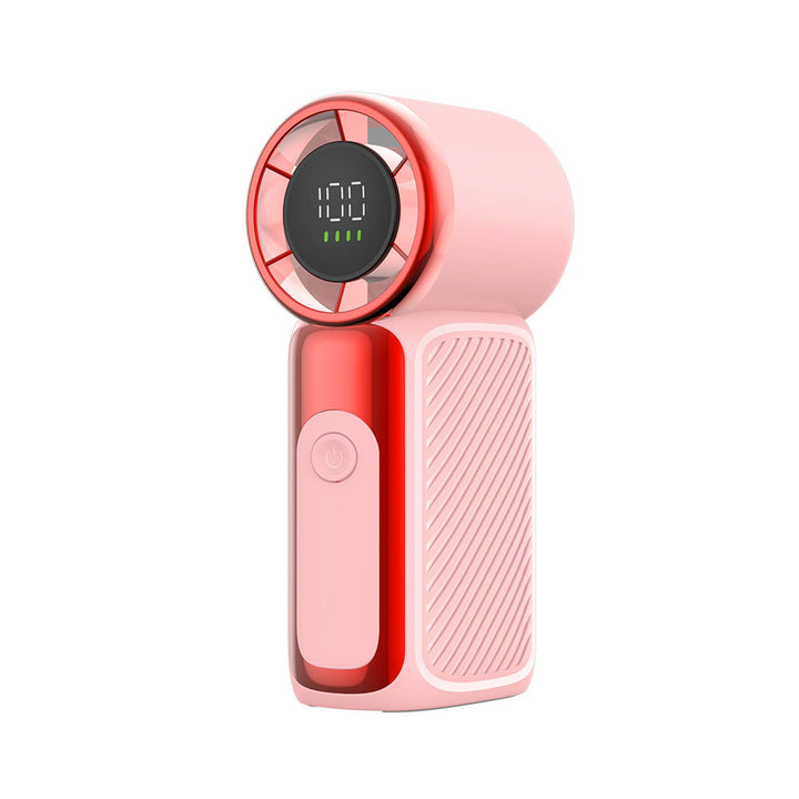 Unisex Portable Digital Display Handheld Fan Bowlift