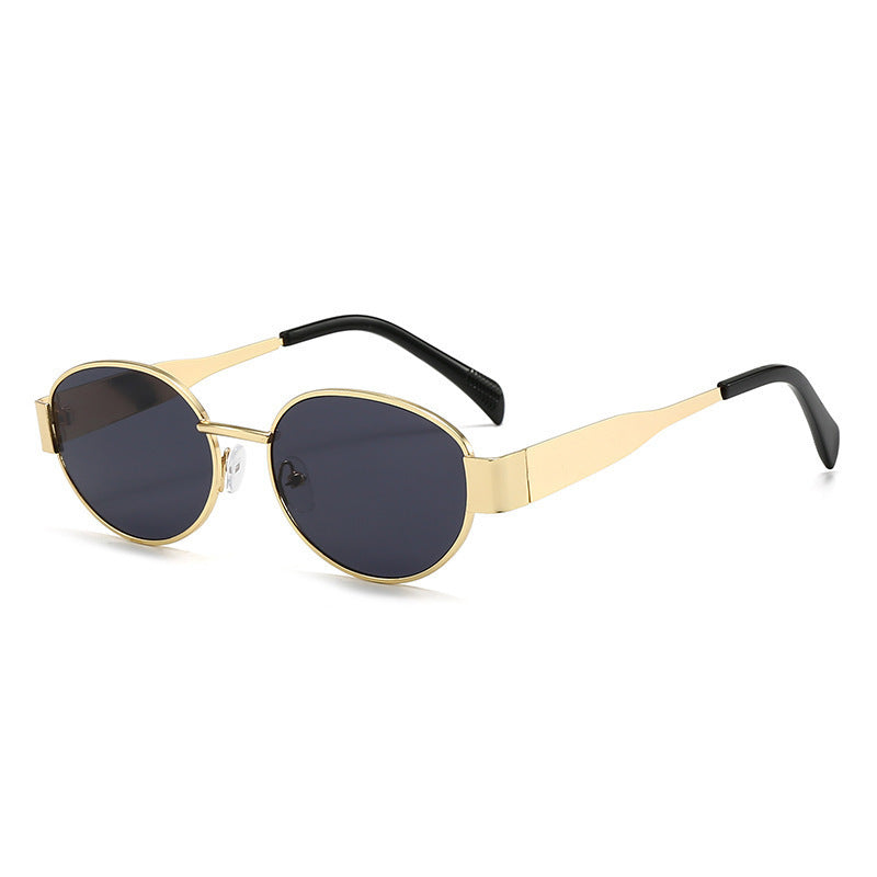 Ladies fashionable sunglasses with elegant metal frame Bowlift