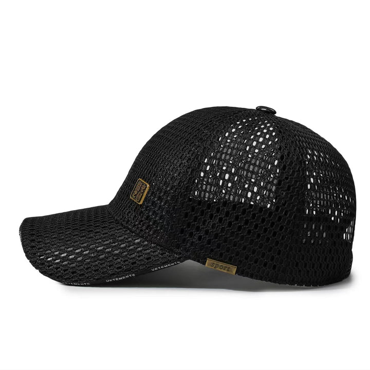 Women Breathable Sports Cap with Mesh Design Bowlift