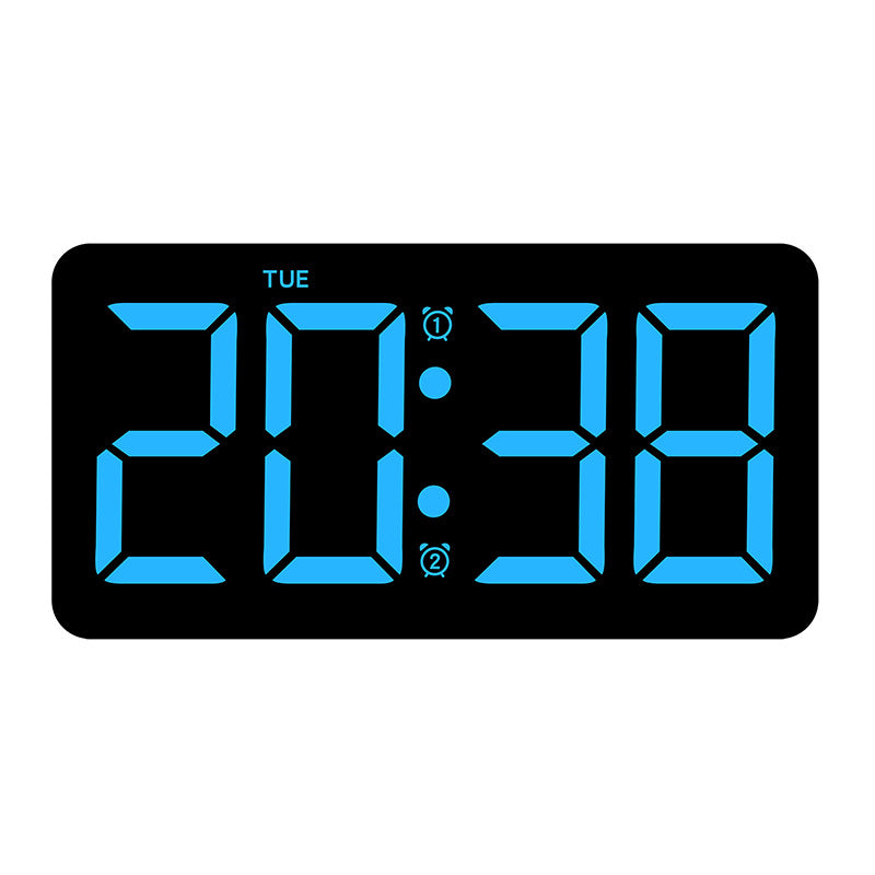 Digital LED Alarm Clock with Large Display Bowlift