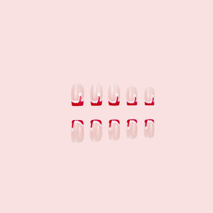 Artistic Winter-Themed Nail Art Bowlift