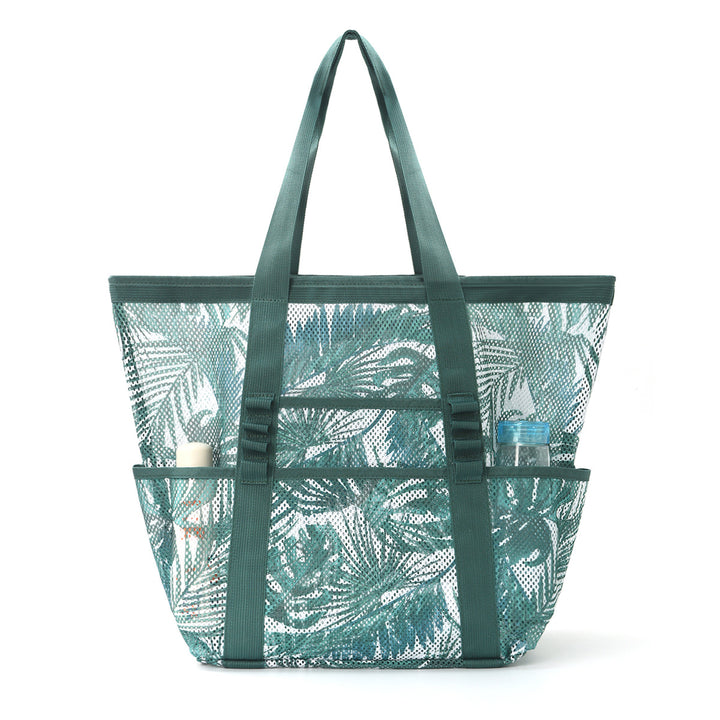 Mesh Beach Bag with Colorful Design Bowlift
