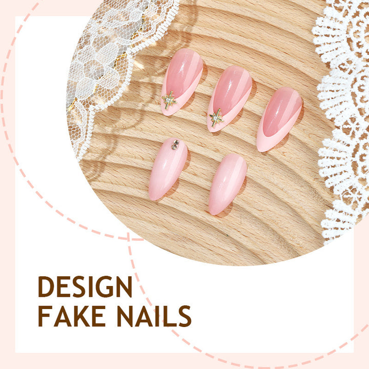 Artificial nail creations with elegant floral details Bowlift