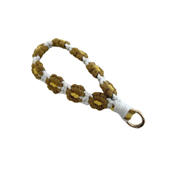 Floral Macrame Keychain Holder Bowlift