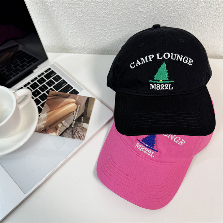 Men's Embroidered Camp Logo Baseball Cap Bowlift