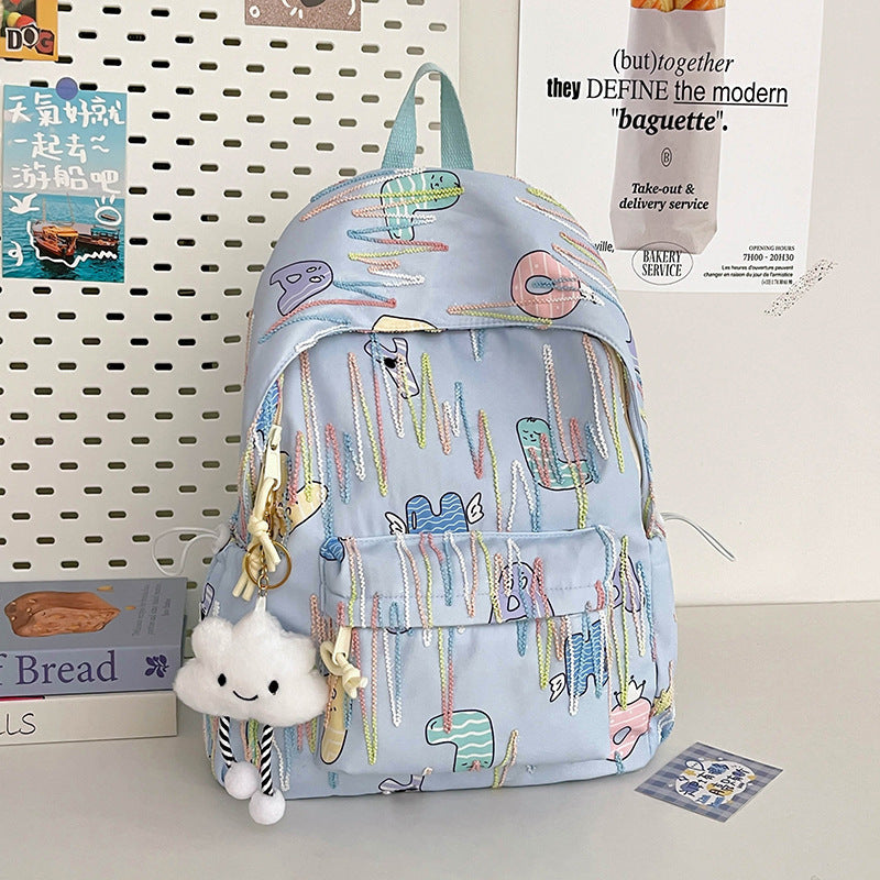 Fun Patterned School Backpack