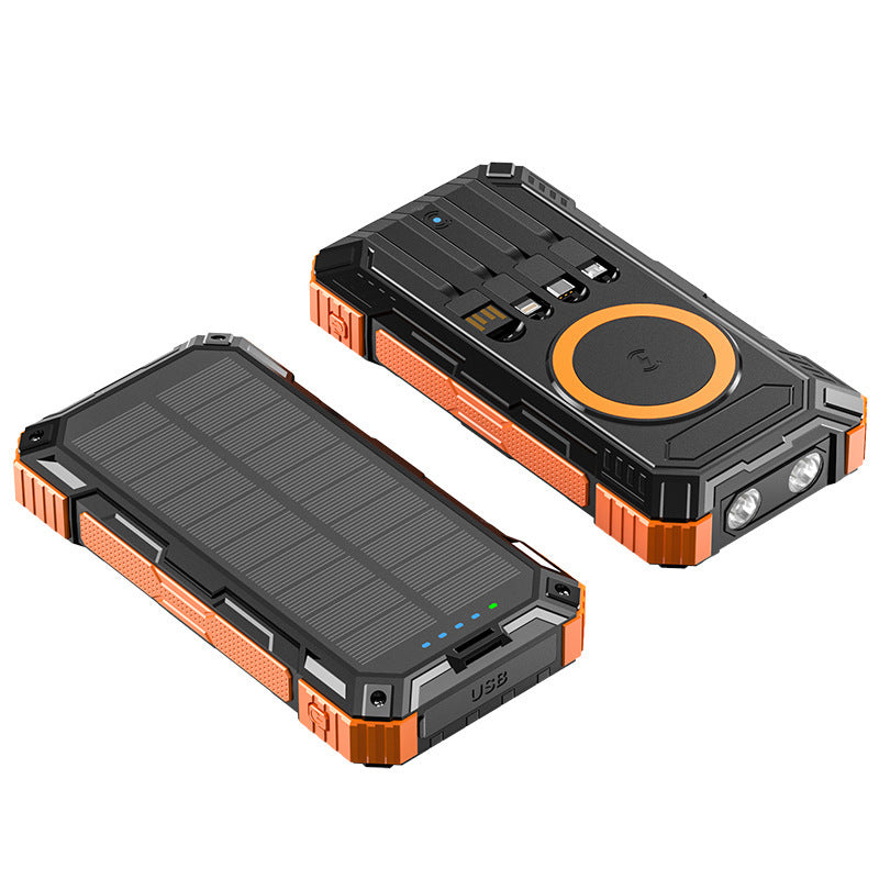 Solar Powerbank With Integrated LED Light Bowlift