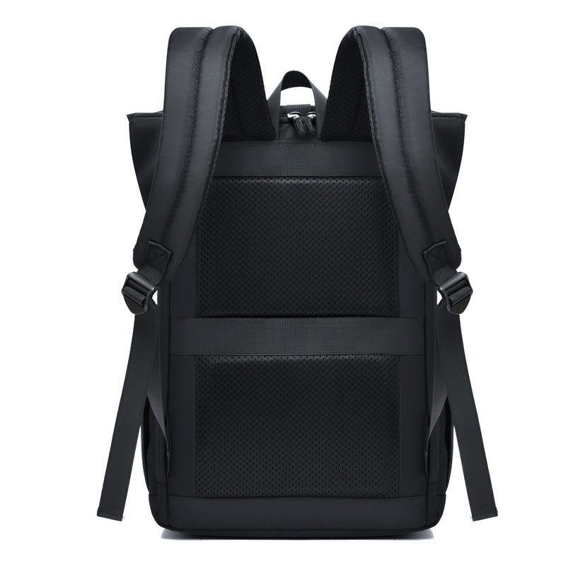 Versatile Roll-Top Laptop Backpack Bowlift