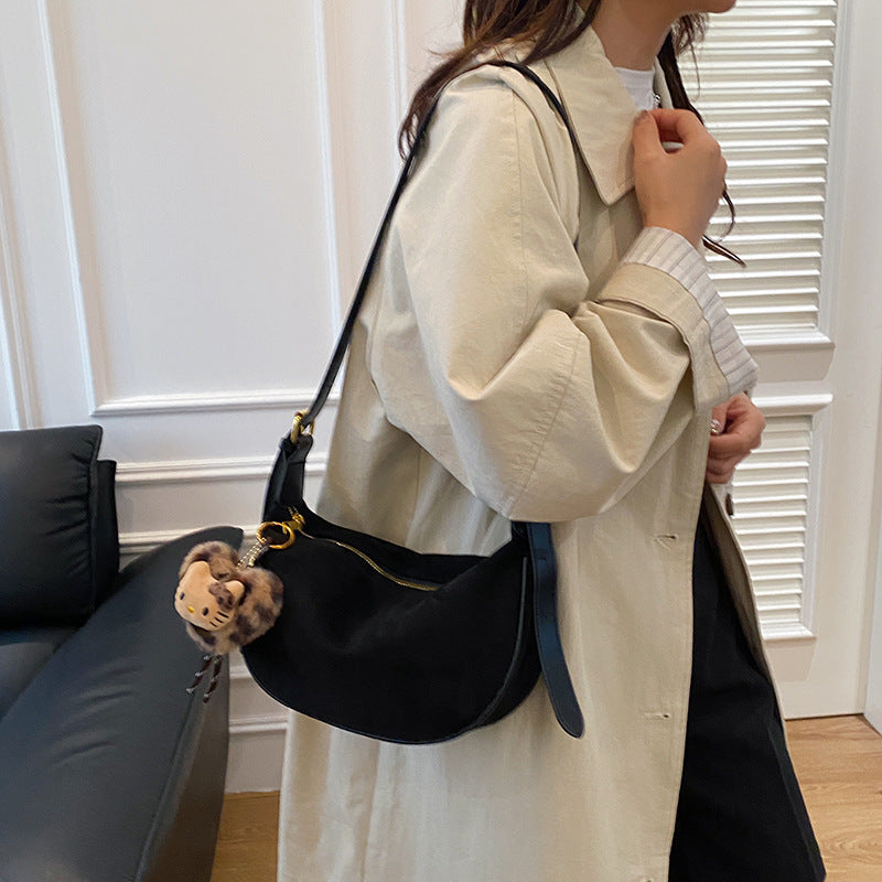 Suede Hobo Bag Bowlift