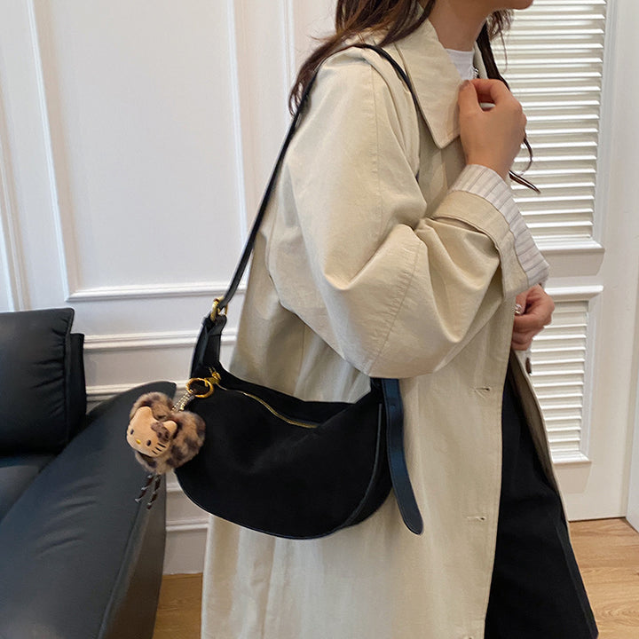 Suede Hobo Bag Bowlift