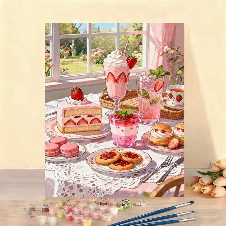 Gourmet Dessert Art Canvas Kit Bowlift