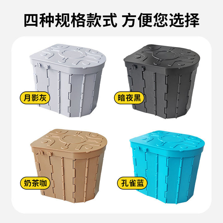 Practical Trash Bag Set With Compaction Agent Bowlift