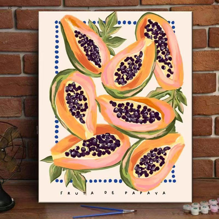 Peach Blossom Decorative Canvas Art Print Bowlift