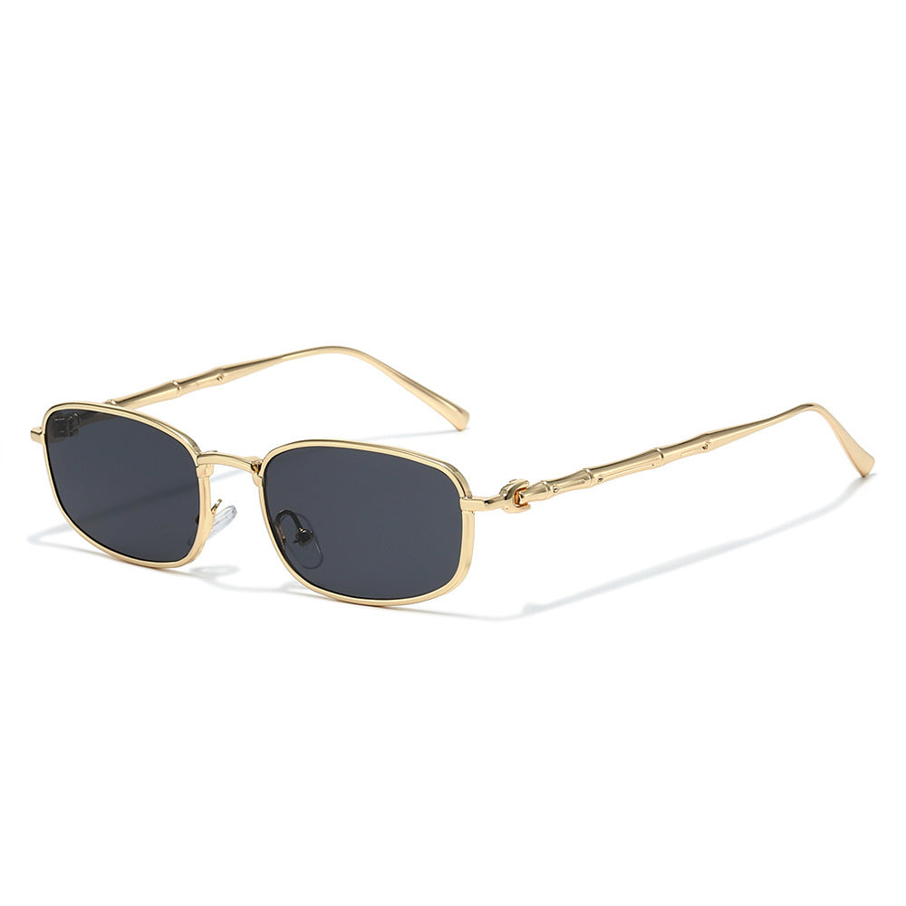 Chic Bamboo-Inspired Frame Sunglasses Bowlift
