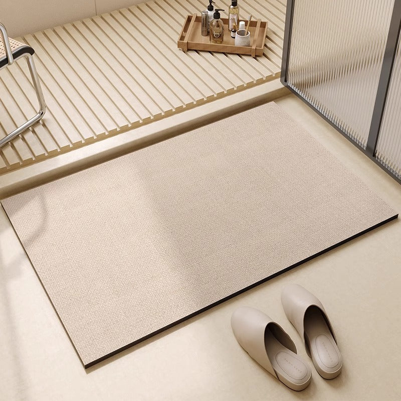Geometric Design Bath Rug Bowlift
