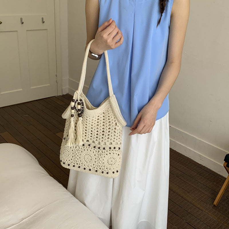 Handmade crochet bag Bowlift