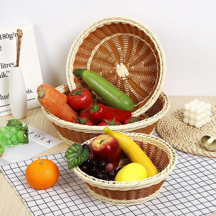 Artisan Woven Serving Bowl Bowlift