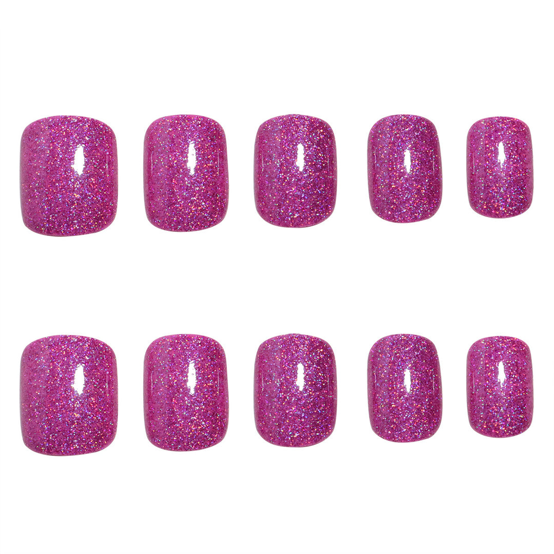 Glittering Press-On Nail Tips Bowlift