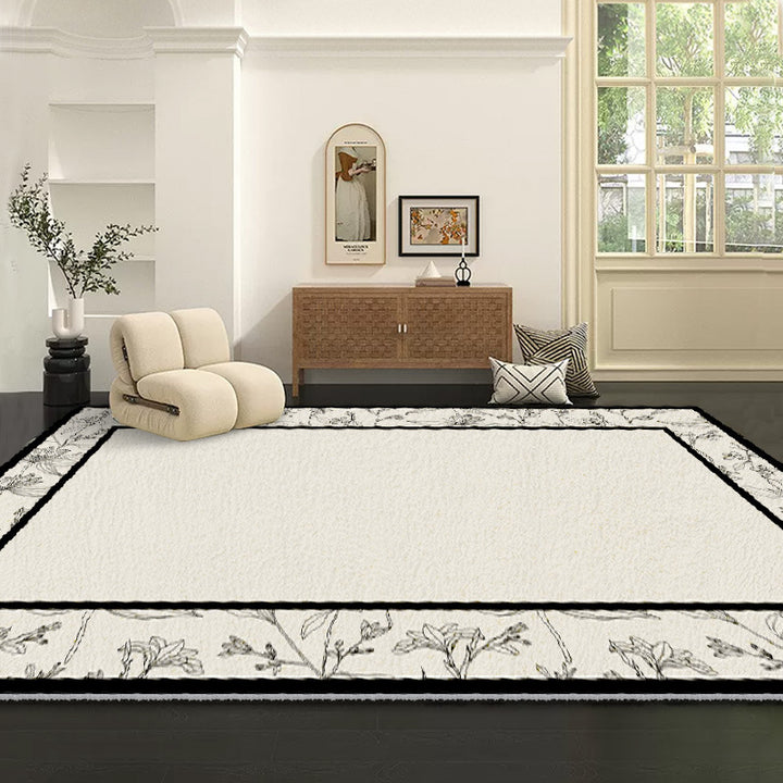 Floral Design Area Rug