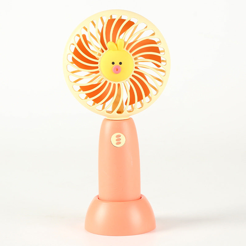 Unisex Portable Handheld Cooling Fan with Cute Animal Design Bowlift
