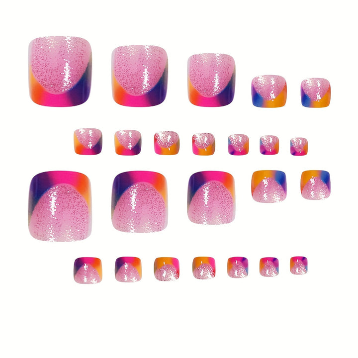 Artistic Rainbow Nail Art Set Bowlift