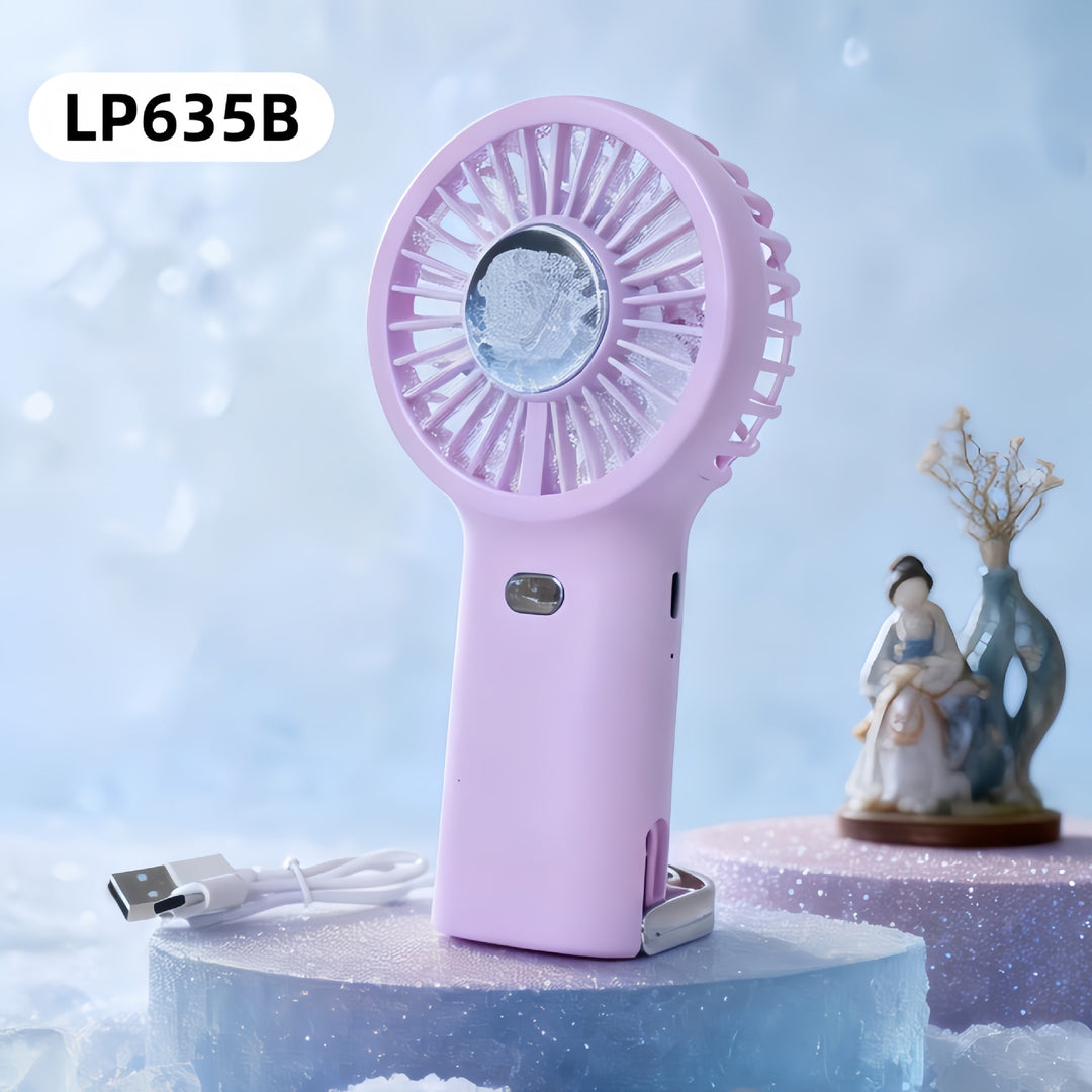 Women Portable Fan with Flexible Adjustable Speed Levels Bowlift