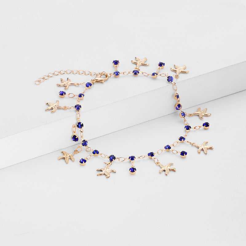 Starfish Charm Anklet Bowlift
