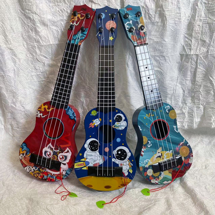 Decorative Space-Themed Ukulele Bowlift