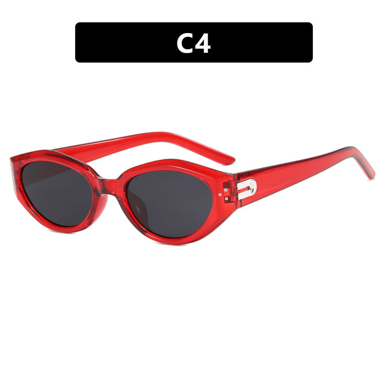 Women's Cat-Eye Sunglasses with Elegant Plastic Frame Bowlift