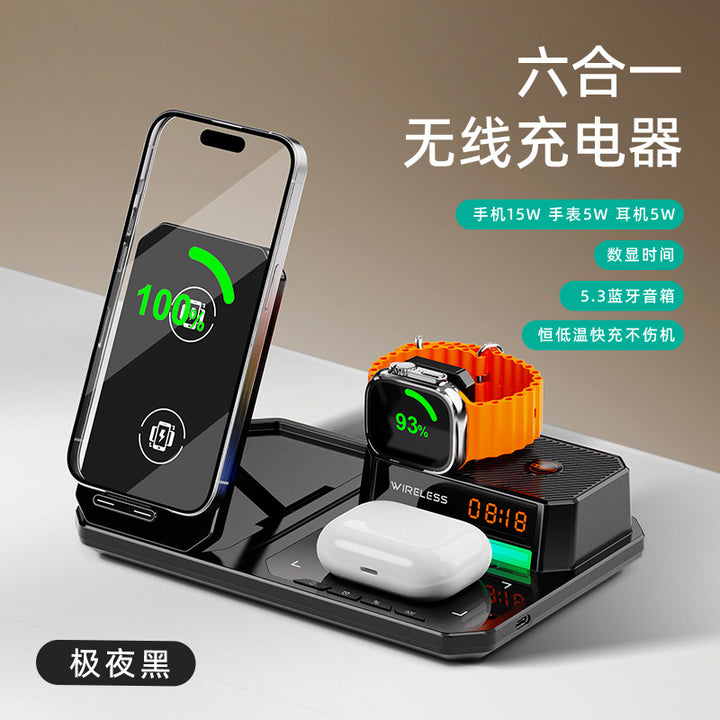 Women wireless charger with integrated watch stand from Bowlift