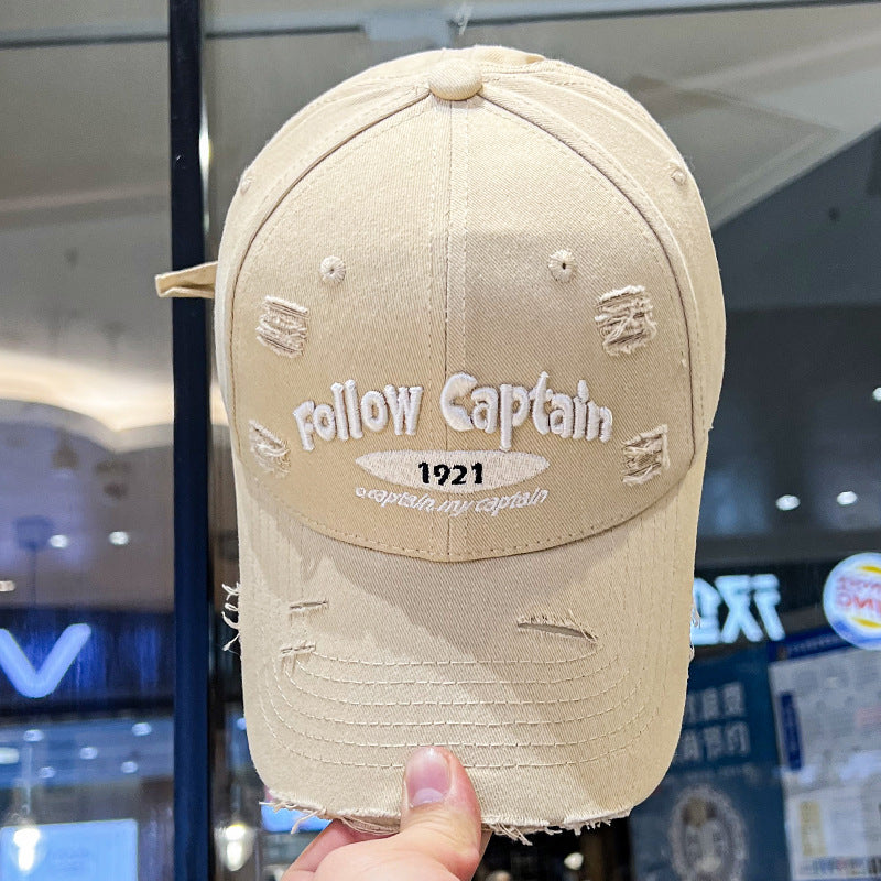 Men's Casual Distressed Baseball Cap Bowlift