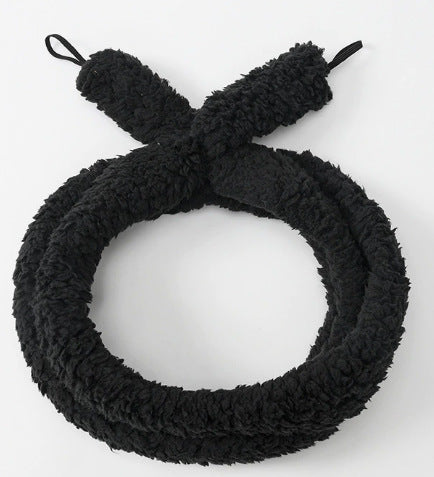 Plush Fabric Hair Wrap