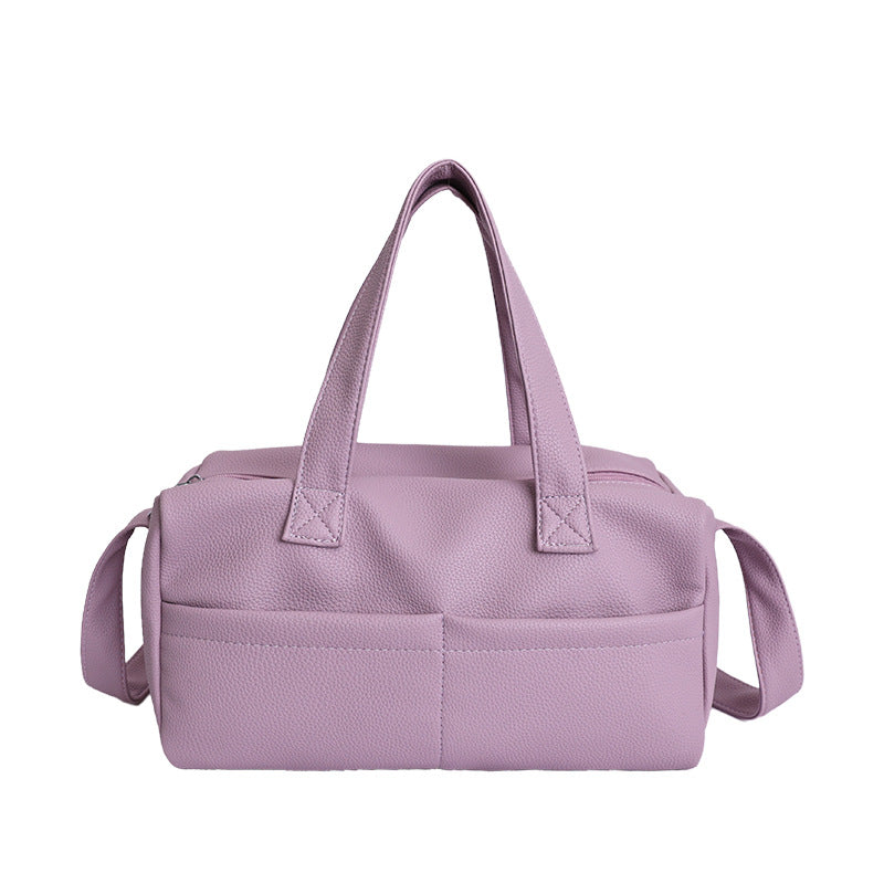 WoVersatile Leather Mini Handheld Bag Bowlift