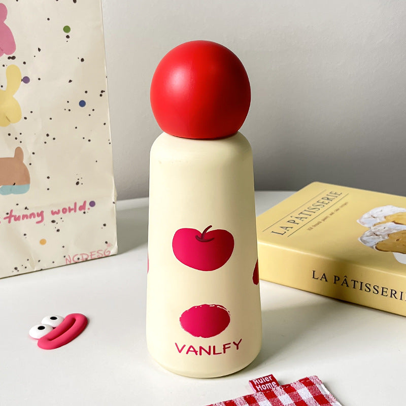 Ladies drink column with fruity apple motif Bowlift