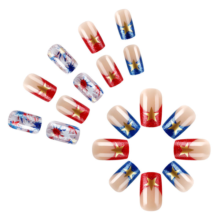Themed Star-Studded Gel Nail Art Set Bowlift