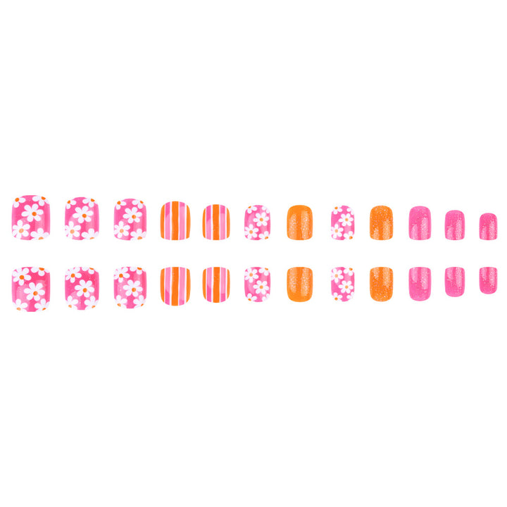 Vibrant Floral Nail Art Kit Bowlift