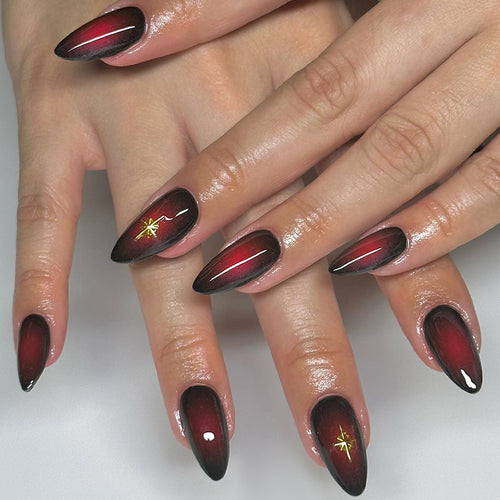Glossy Gradient Press-On Nail Set Bowlift