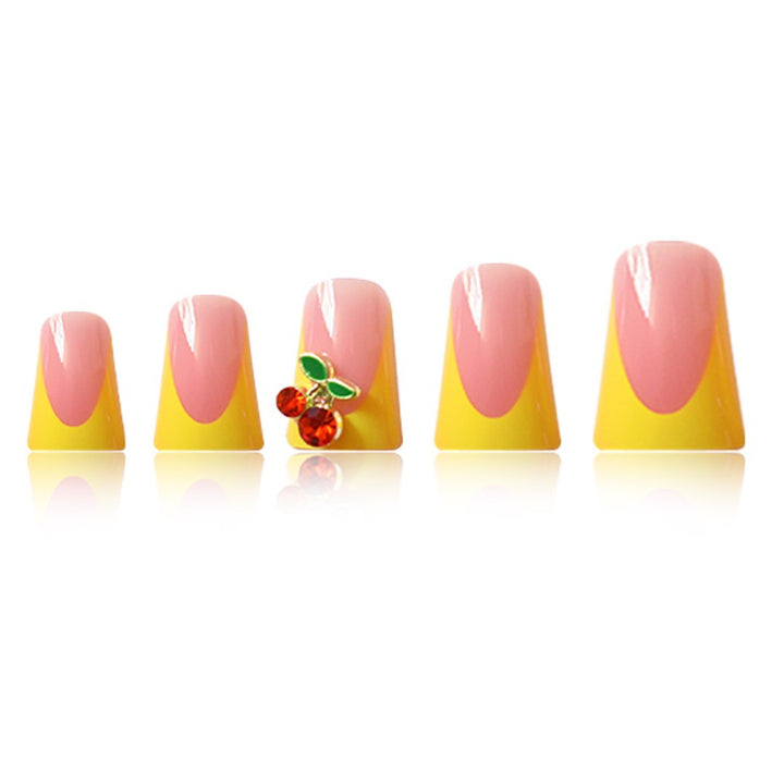 Premium Artistic Floral Press-On Nail Extensions Bowlift