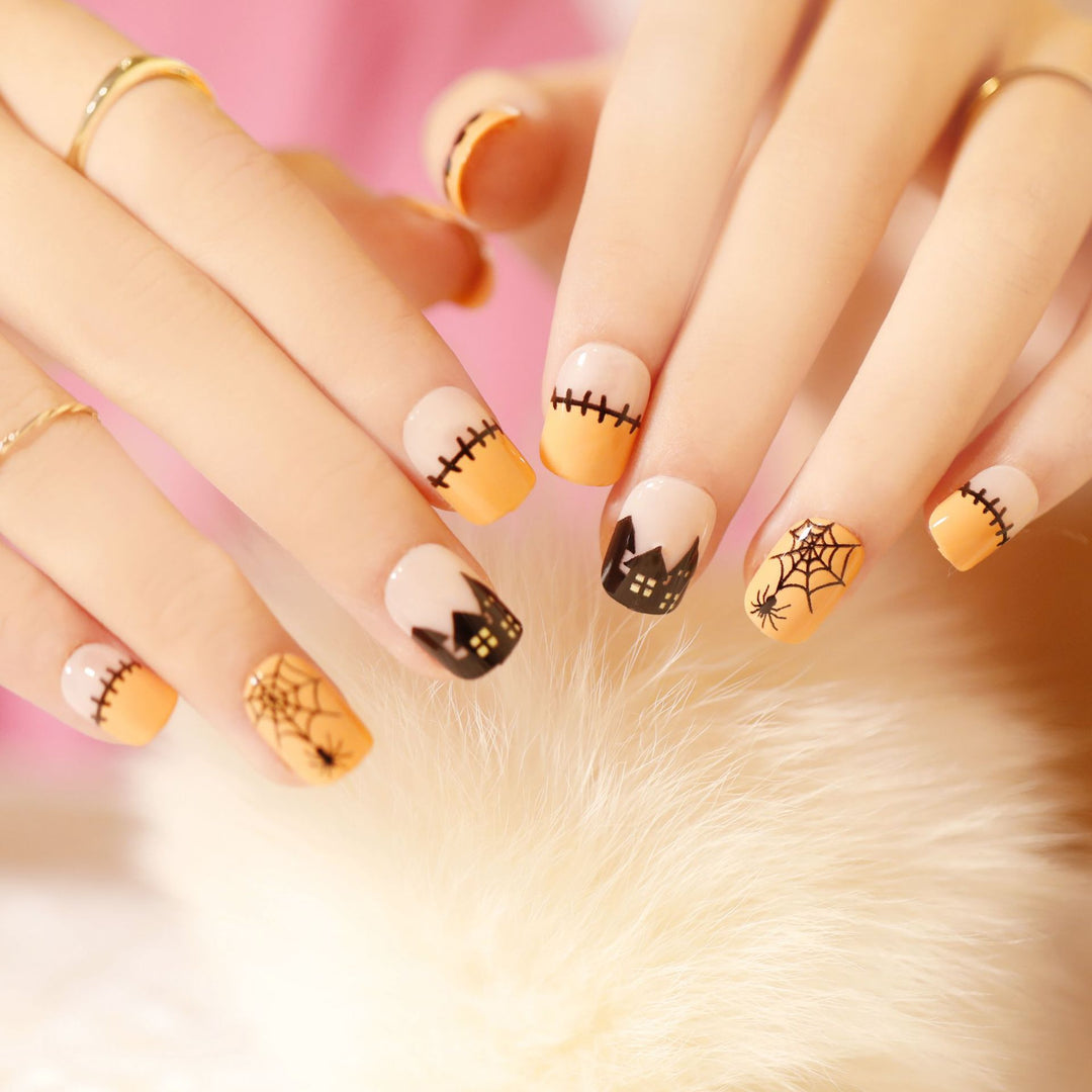 Creative Halloween Nail Art Bowlift