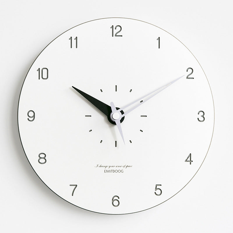 BowLift | Minimalistic Modern Round Wall Decor Silent Clock