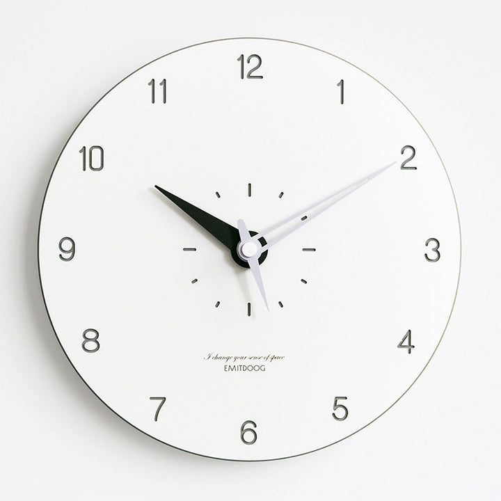 BowLift | Minimalistic Modern Round Wall Decor Silent Clock