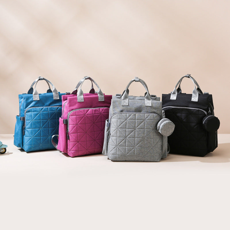Multi-Functional Quilted Backpack Bowlift