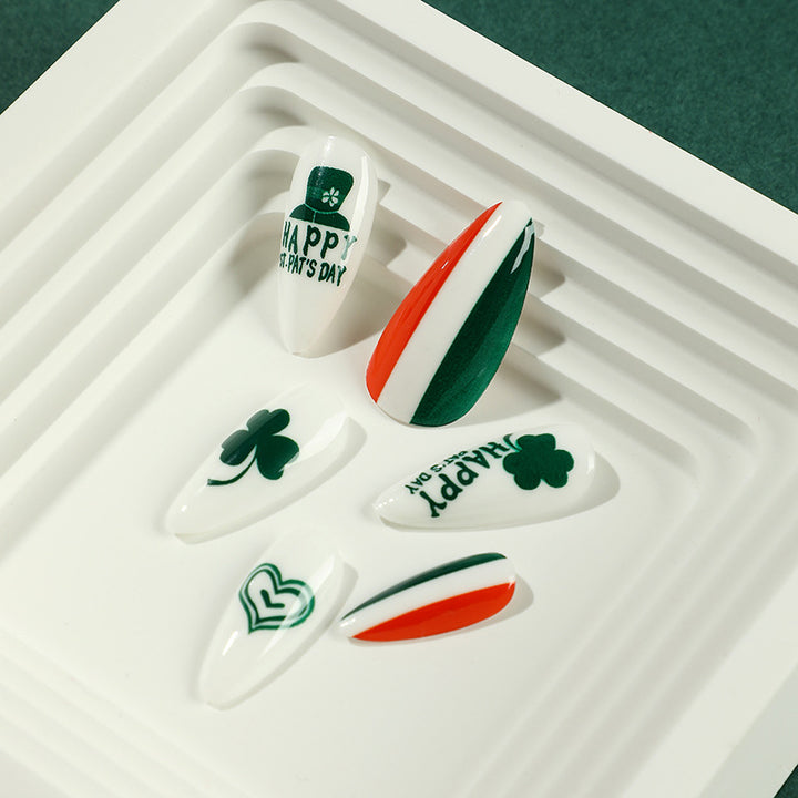 Trendy Nail Art in Irish Style Bowlift