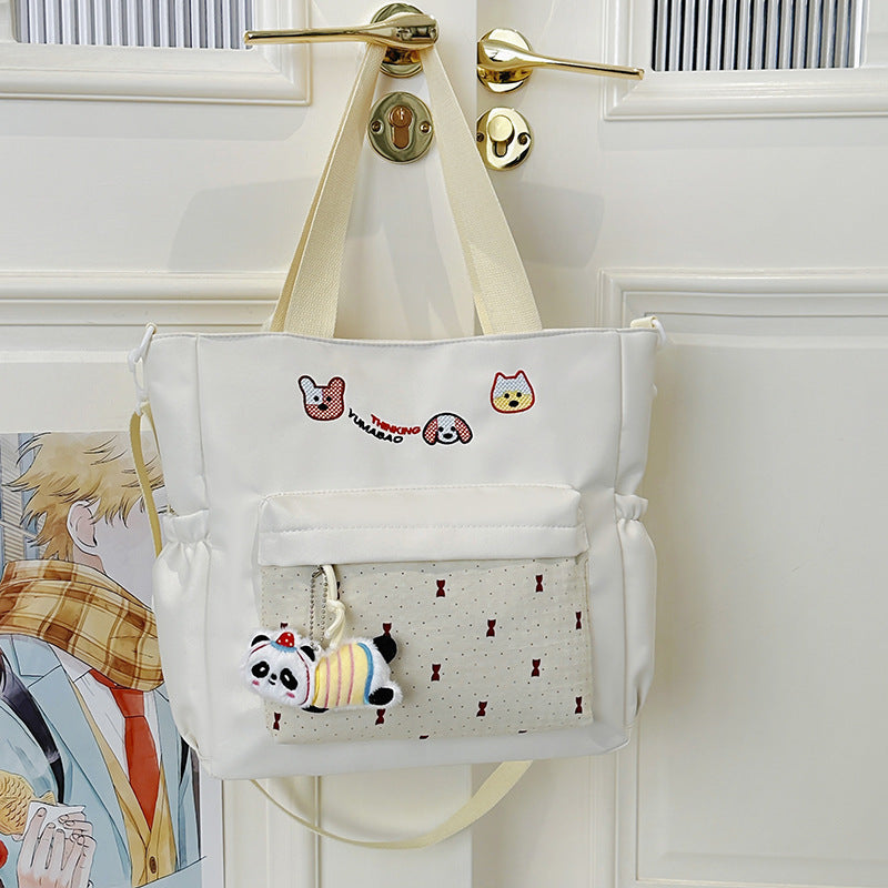 Decorative Animal-Themed Tote Bag Bowlift