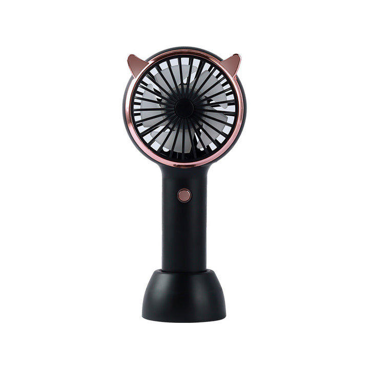 Women's portable hand fan with cat ears Bowlift